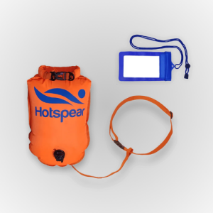 Hotspear Open Water Swim buoy 20 L Ultra Light and Portable with Dry Compartment